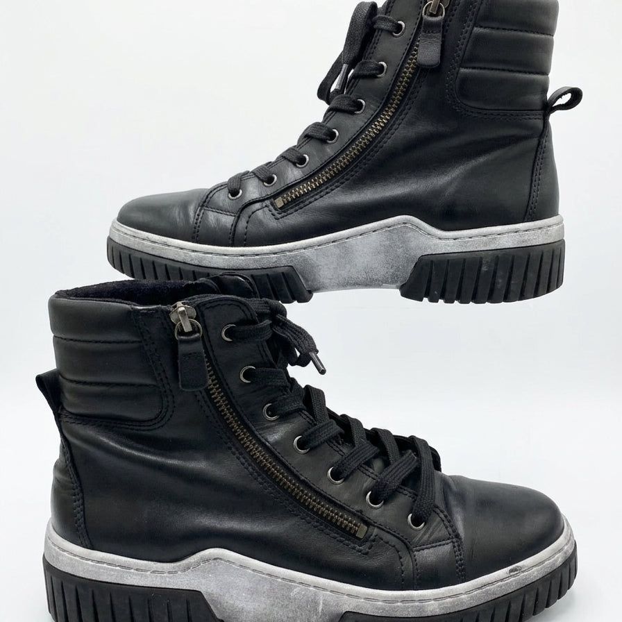 Gabor · Acacia Sneaker Boot · 9 · Black Leather
