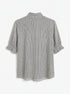 Adrianna Papell · Elbow Length Top · Large · WhiteBlk