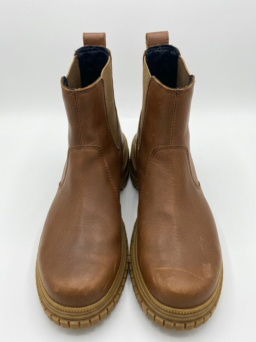 Sorel · Ona Ave Waterproof Chelsea Boot · 7.5 · Tan
