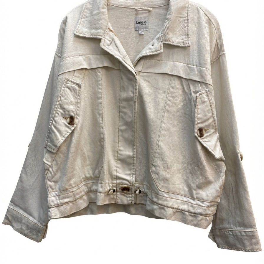 Kensie · Jean Jacket · Large · White