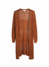 Chelsea & Theodore · Open Drape Cardigan · Medium · Pumpkin