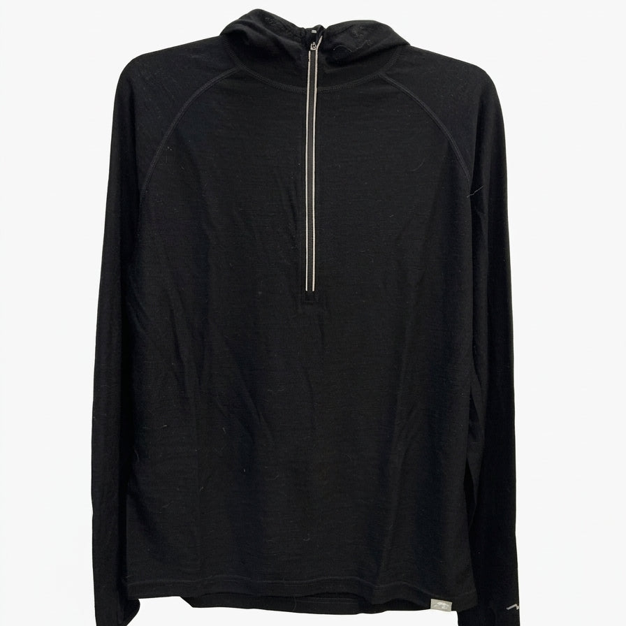 Merino Tech · Base Layer Merino Tech hooded · Medium · Black