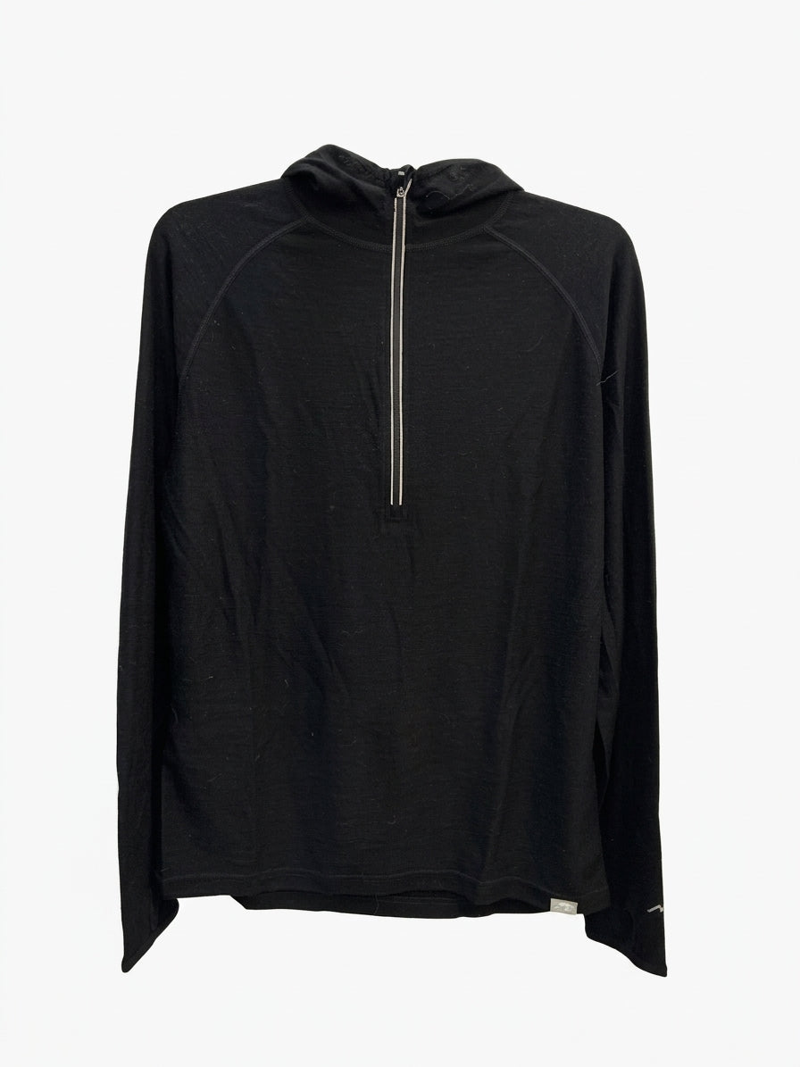 Merino Tech · Base Layer Merino Tech hooded · Medium · Black