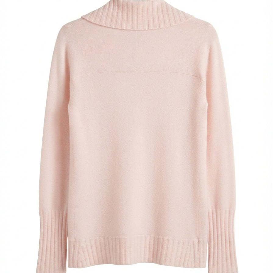 Kier+J · Cashmere Cardigan · Medium · Light Pink