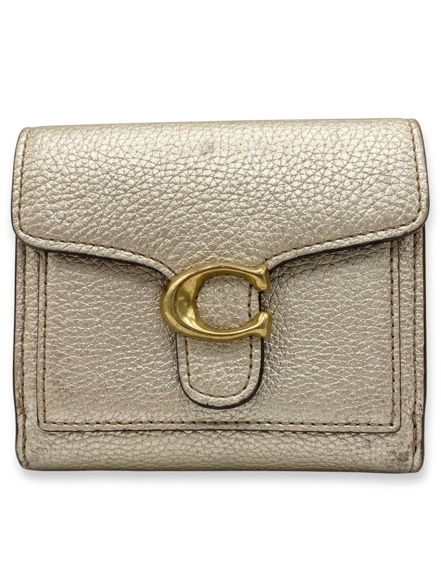 COACH · Tabby Small Wallet · Wallet · Gold