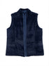 D&Co · Reversible Faux Fur & Quilted Vest · XLarge · Navy