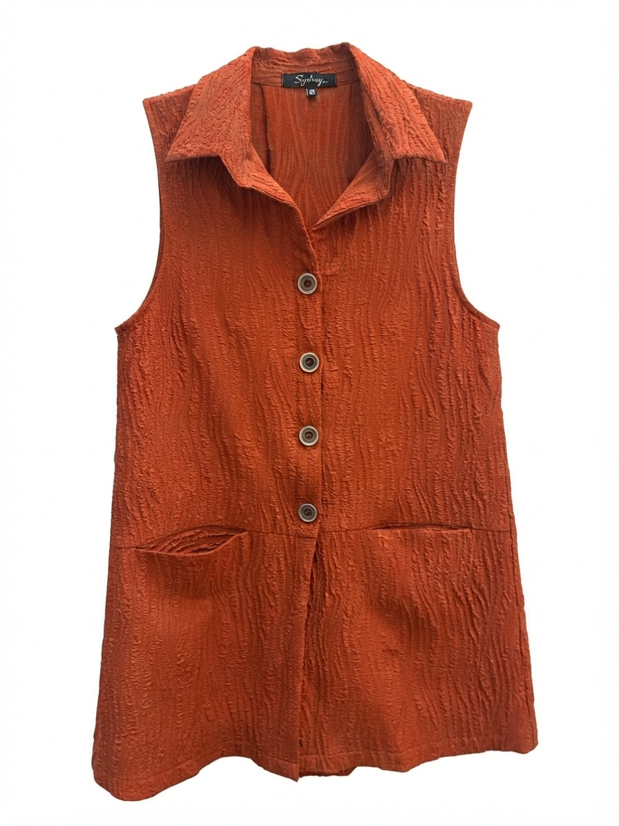 Sydney USA · Vest · XSmall · Pumpkin