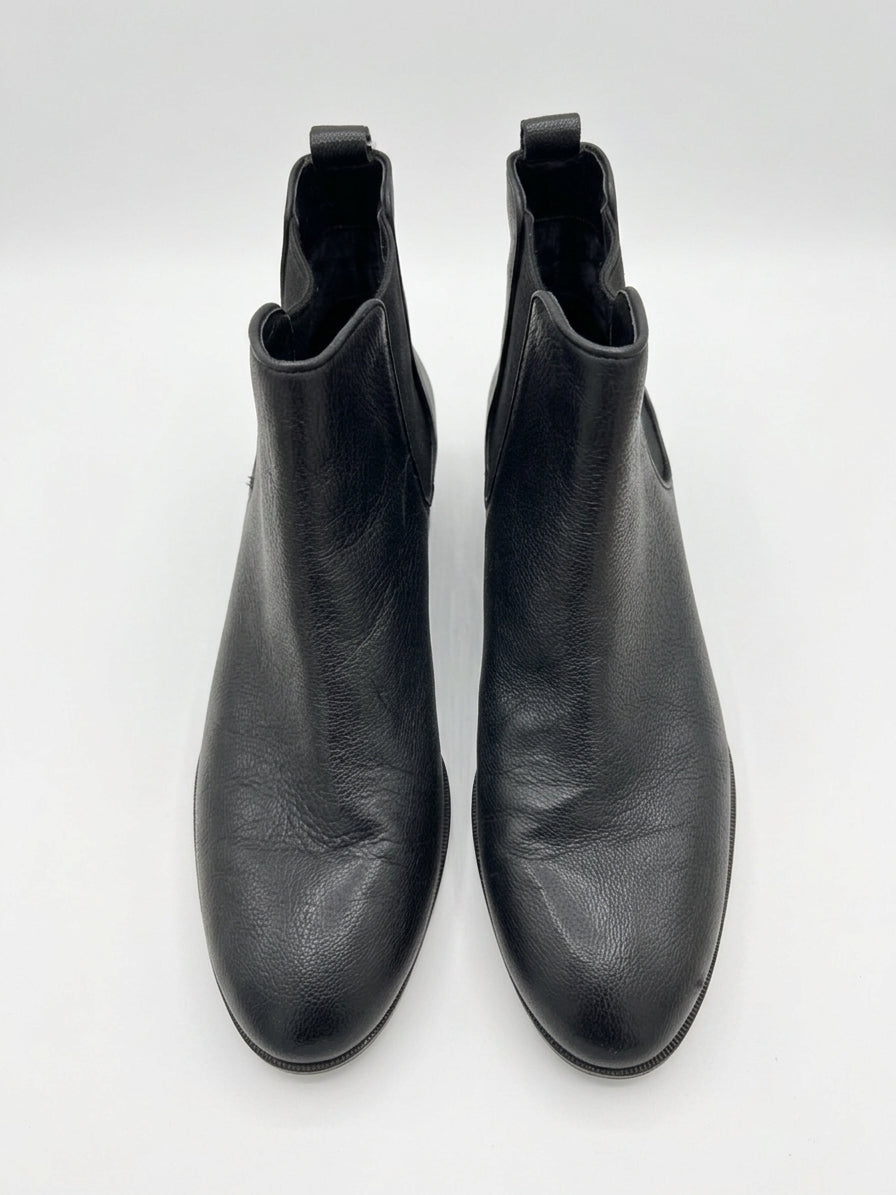 ColeHaan · Landsman Leather Chelsea Bootie · 10 · Black