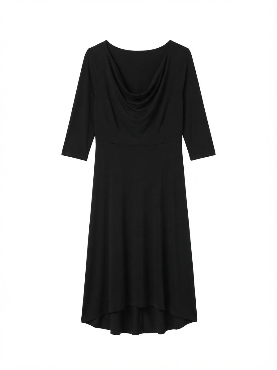 Eileen Fisher · Drape Neck · Small · Black