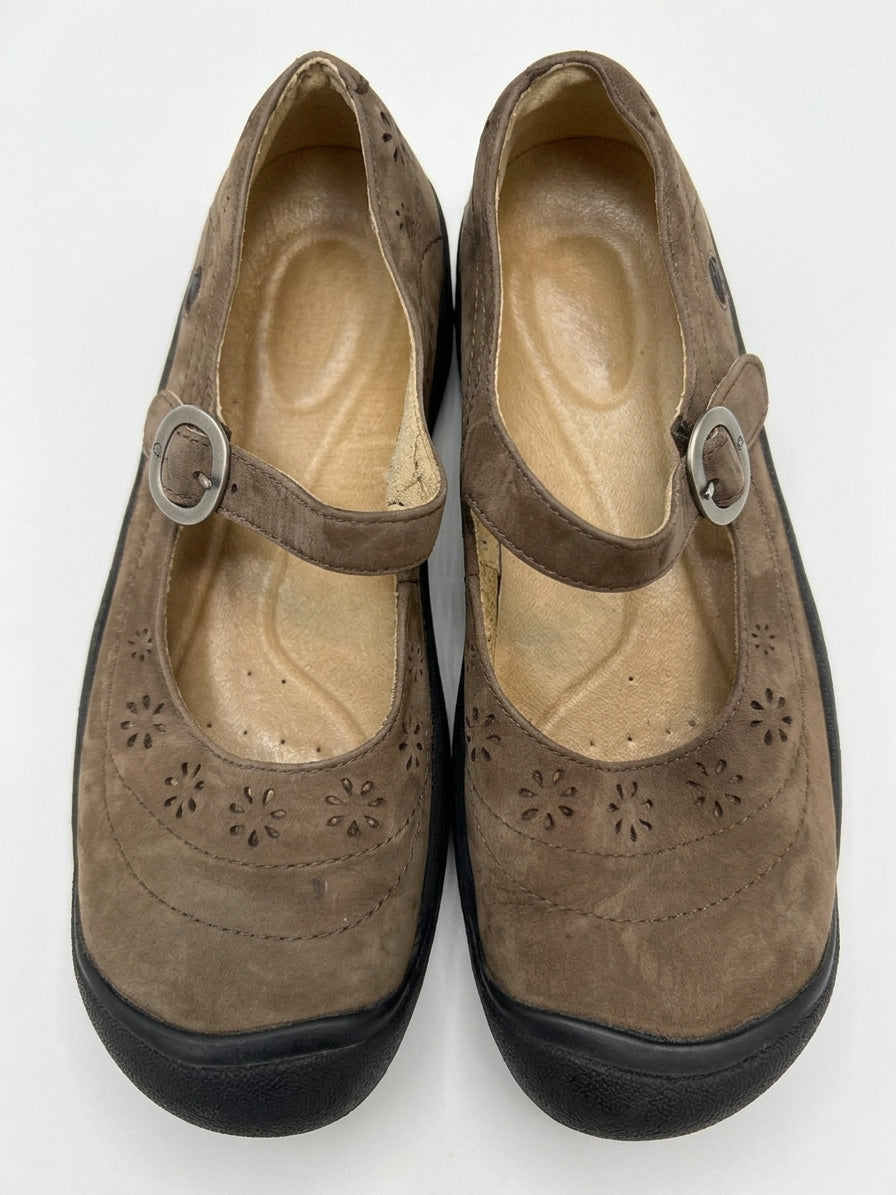 Keen · Mary Janes · 10 · Brown