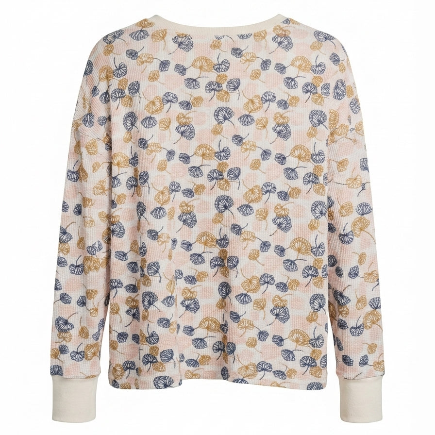dp · Henley Top · Medium · CreamMulti