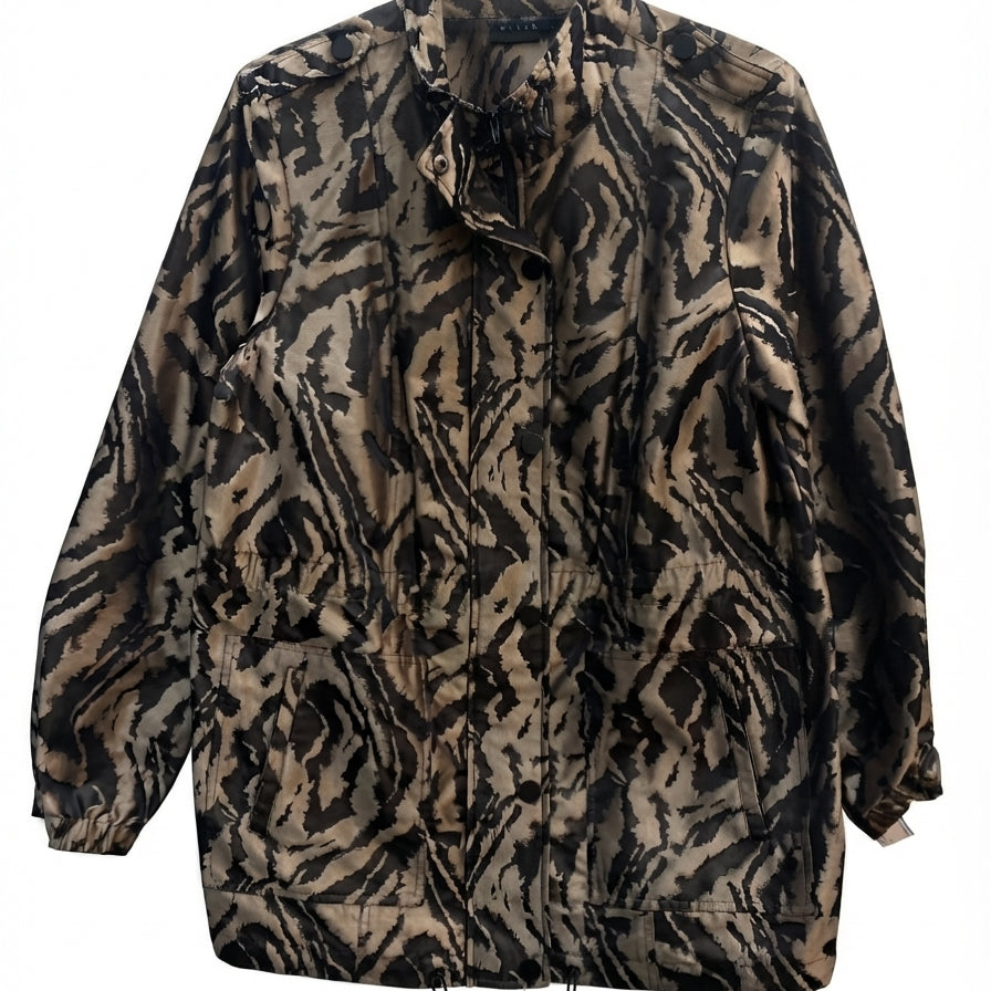 Tribal · Utility Tribal Animal Print Jacket · 12 · Bronze Black