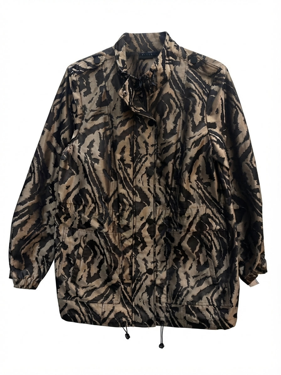 Tribal · Utility Tribal Animal Print Jacket · 12 · Bronze Black