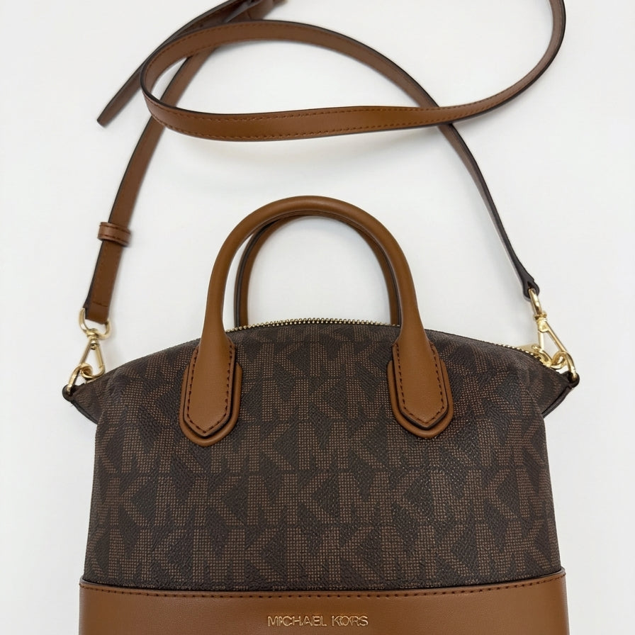 Michael Kors · Hyde Small Logo Satchel · Crossbody · Brown Tan