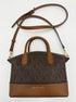 Michael Kors · Hyde Small Logo Satchel · Crossbody · Brown Tan