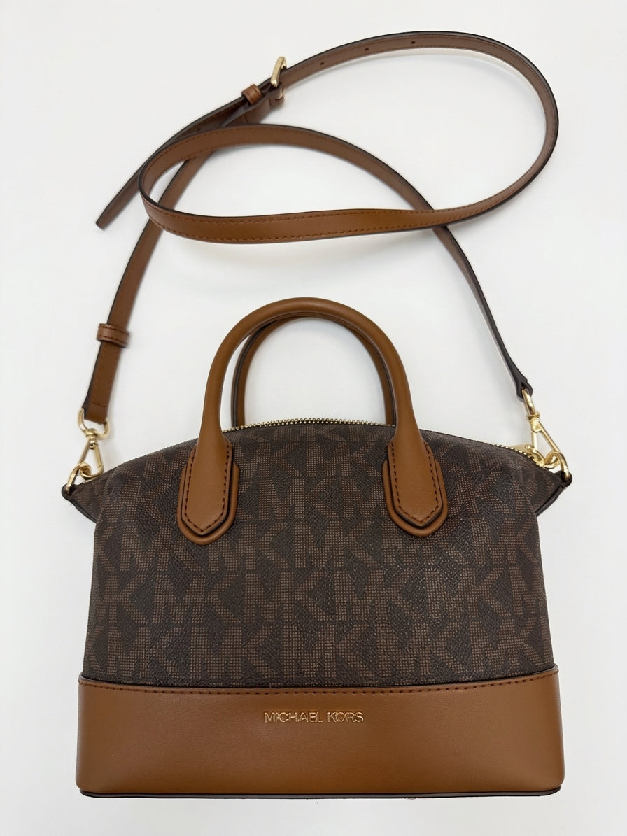 Michael Kors · Hyde Small Logo Satchel · Crossbody · Brown Tan