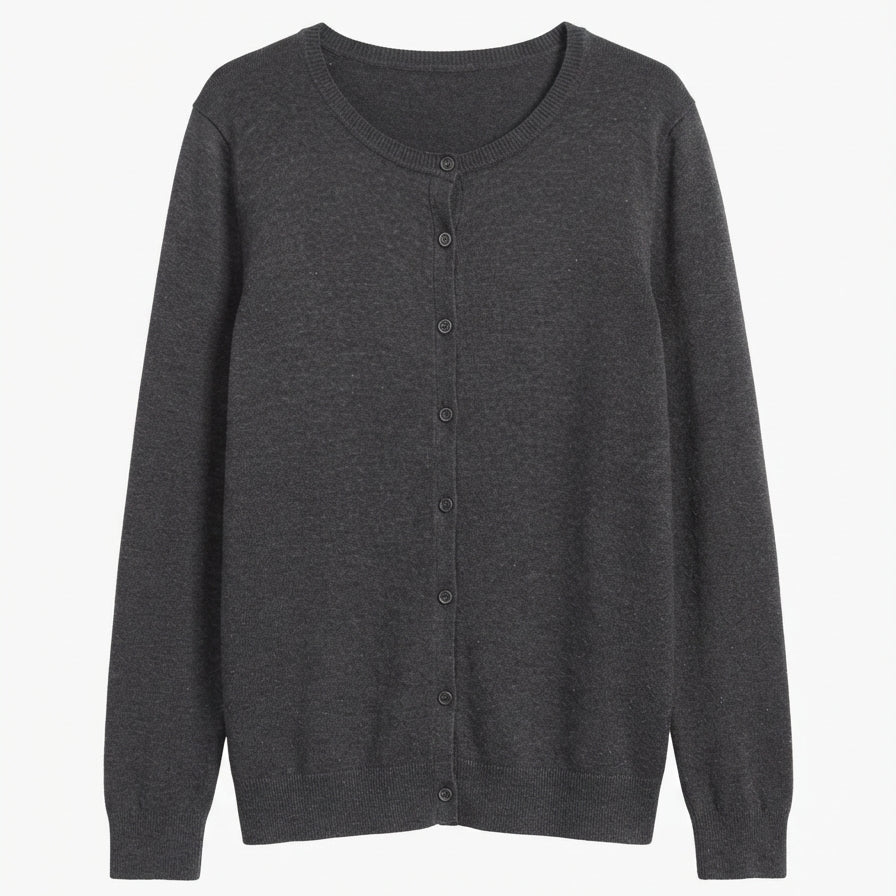 NicoleMiller · Button Up Cardigan · 1X · Silver