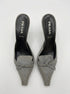 Prada · Vintage Kitten Heel Mules · 9 · Gray