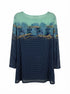 Charter Club · 3/4 Sleeve · 1X · GreenMulti