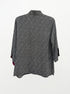 Pink Wheels · 3/4 Sleeve Fashion Top · Small · Blk/White
