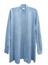 Cyrus · Open Drape Cardigan Button Detail · Large · BabyBlue