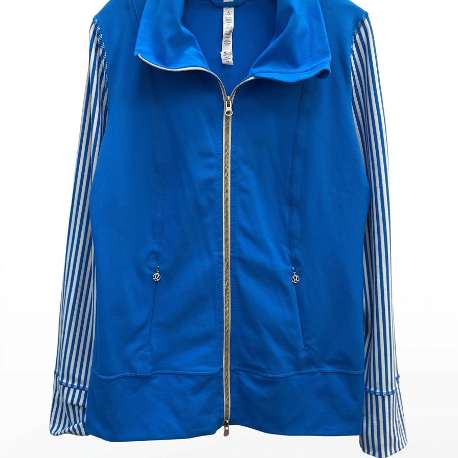 Lululemon · Blue/White Striped · Medium