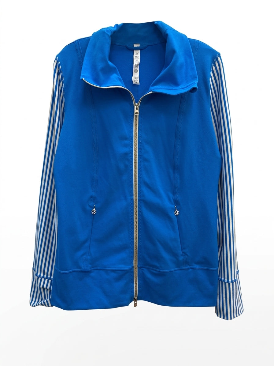 Lululemon · Blue/White Striped · Medium