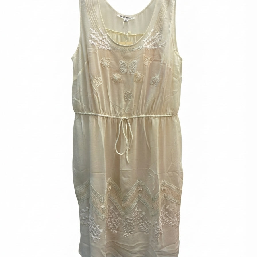 Anthropologie · Blue Tassel · XLarge · Cream