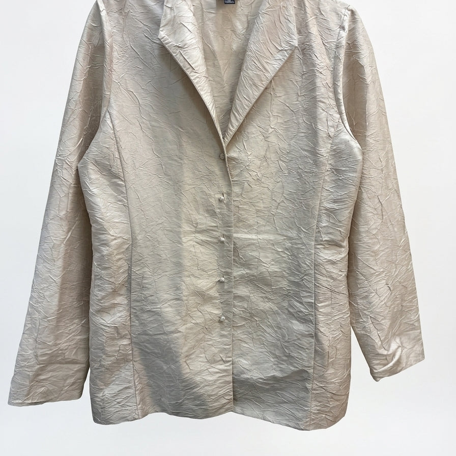 Eileen Fisher · Jacket · Medium · Cream