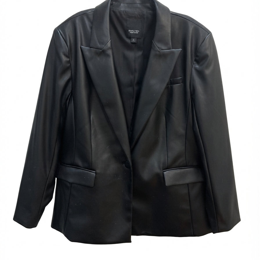 Simply Vera · Button Up Blazer · XLarge · Black