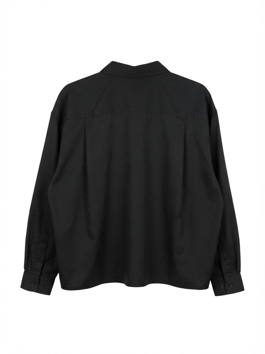 Athleta · Active Top Button Up w/ Chest Pocket · Medium · Black