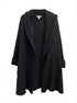 SoftSurroundings · Open Drape Cardigan · Large · Black