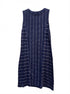 Habitat · Sleeveless Dress · Large · NavyWhite