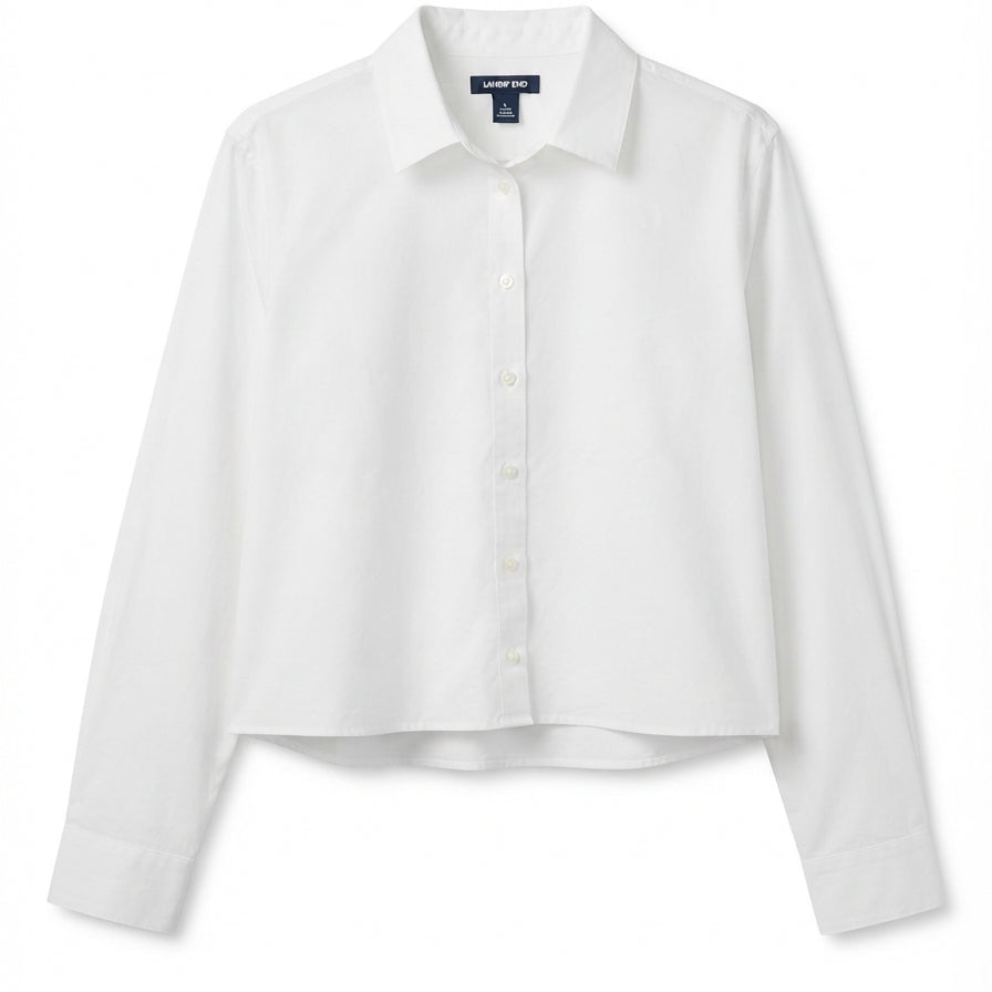 LandsEnd · Cropped · Large · White