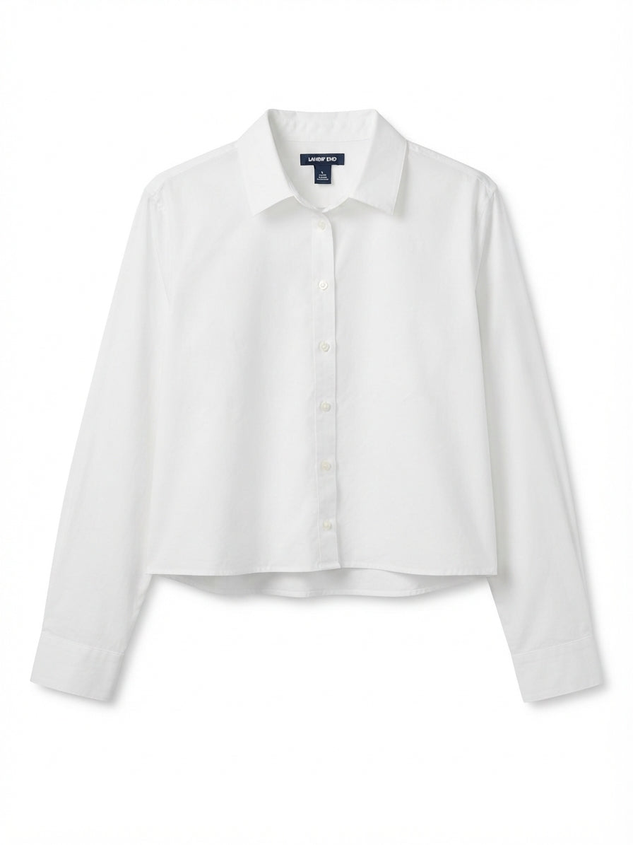 LandsEnd · Cropped · Large · White