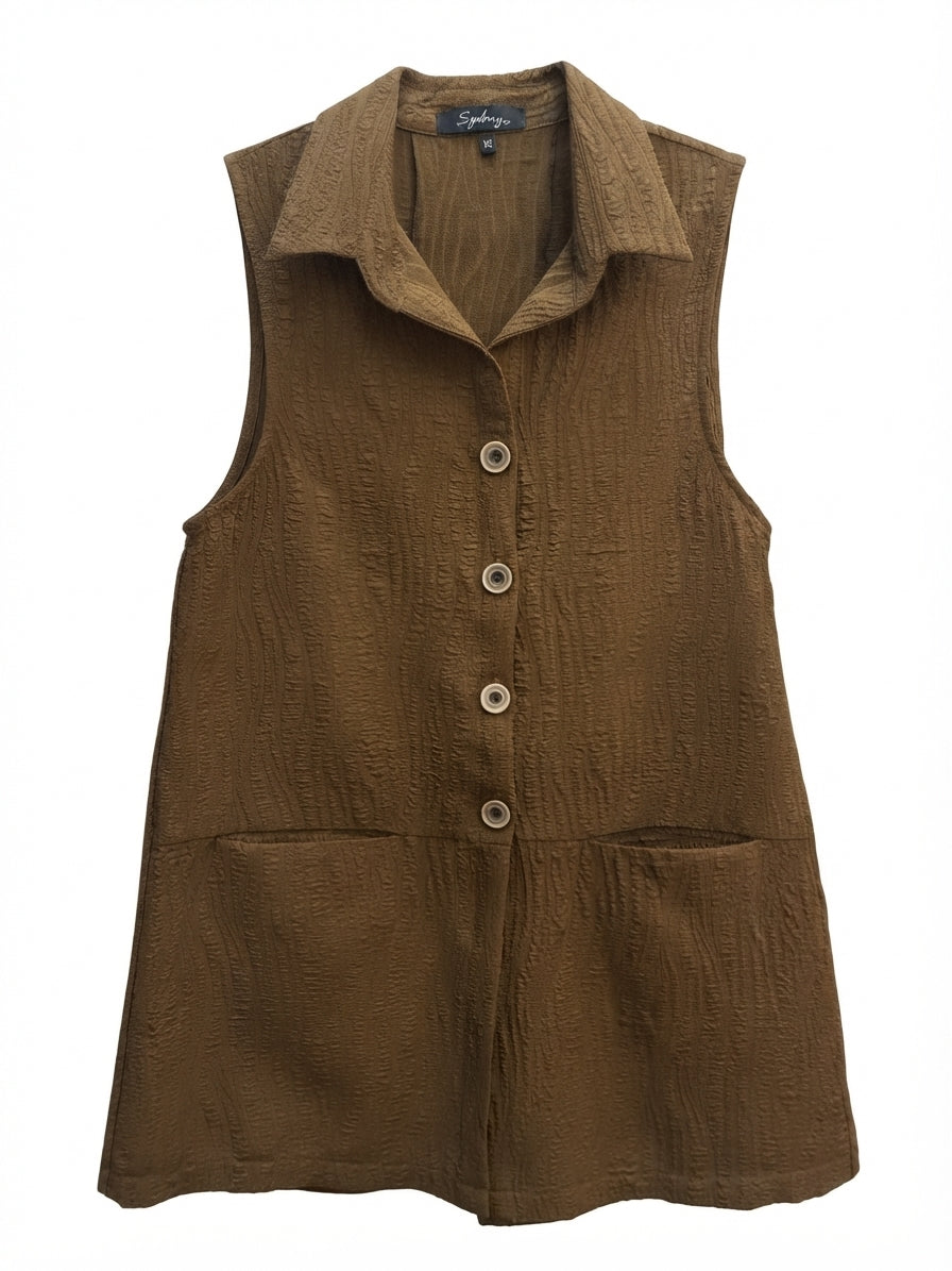 Sydney USA · Vest · XSmall · Bark