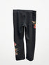 Boho Paparazzi · GrayFloral Embroidered · Large · Charcoal Gray